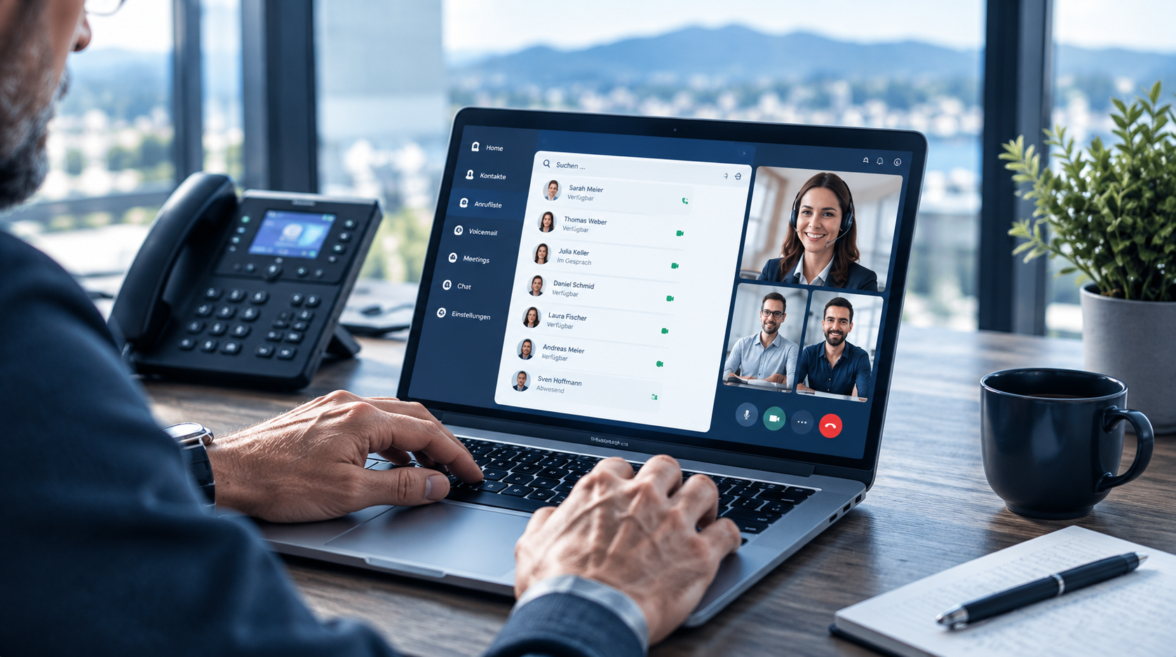 IT Dienstleistungen Schweiz – Limmatix Fachperson bei der Arbeit an Managed IT Lösungen