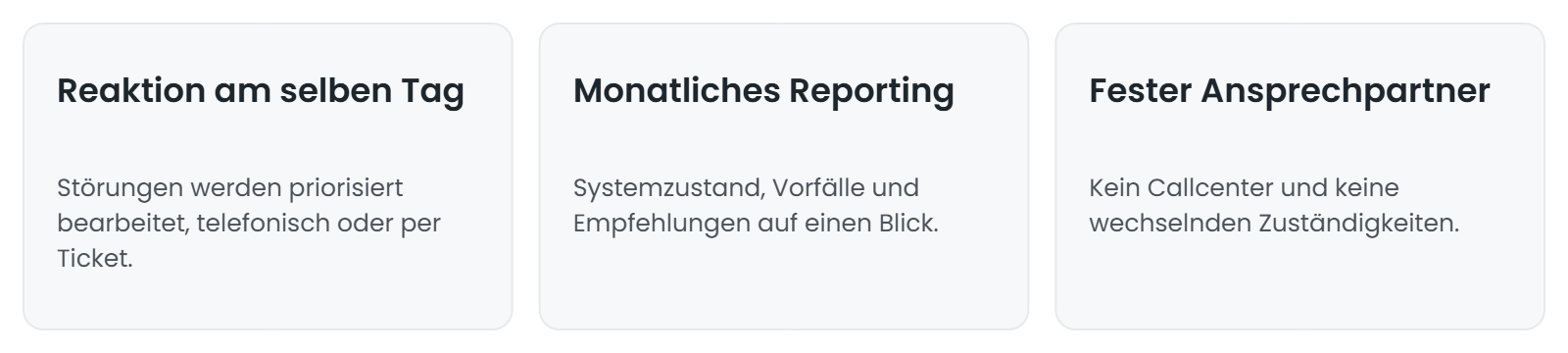 Reaktionszeiten und Reporting im IT Support von Limmatix